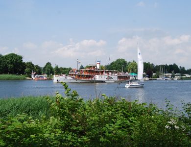 Raddampfer Freya auf der Schlei ab Kappeln und Schleswig