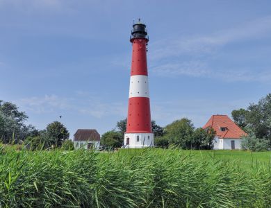 Leuchtturm auf Insel Pellworm