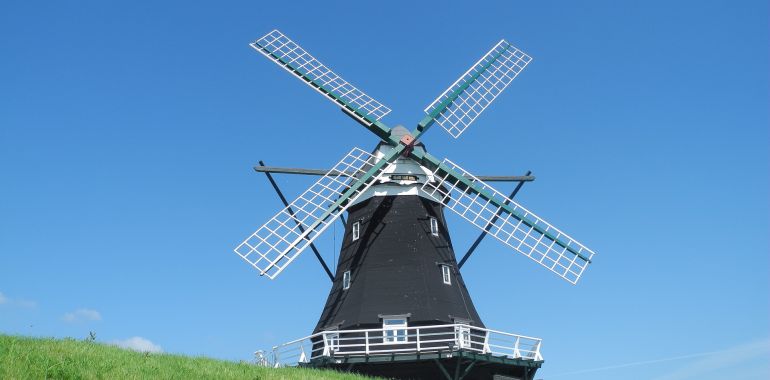 Windmühle auf Insel Pellworm
