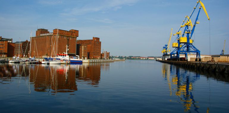 Ausblicke auf den Hafen Wismar 