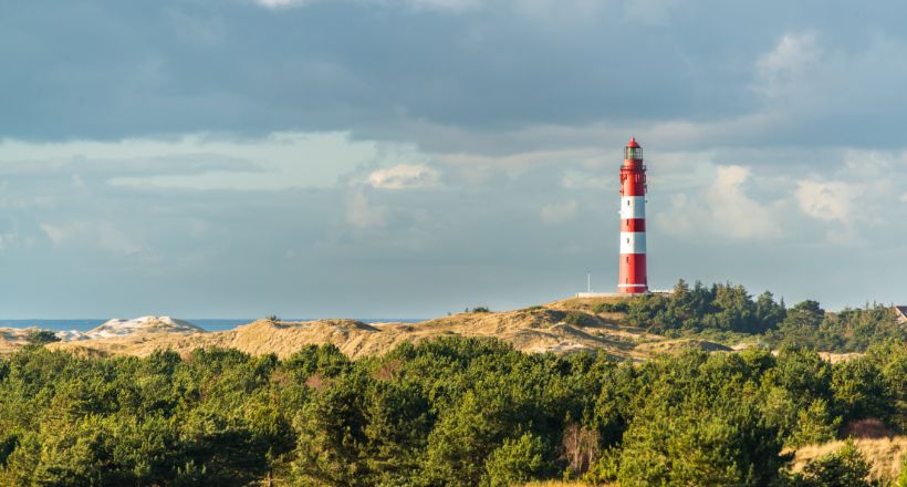 Leuchtturm auf der Insel Amrum