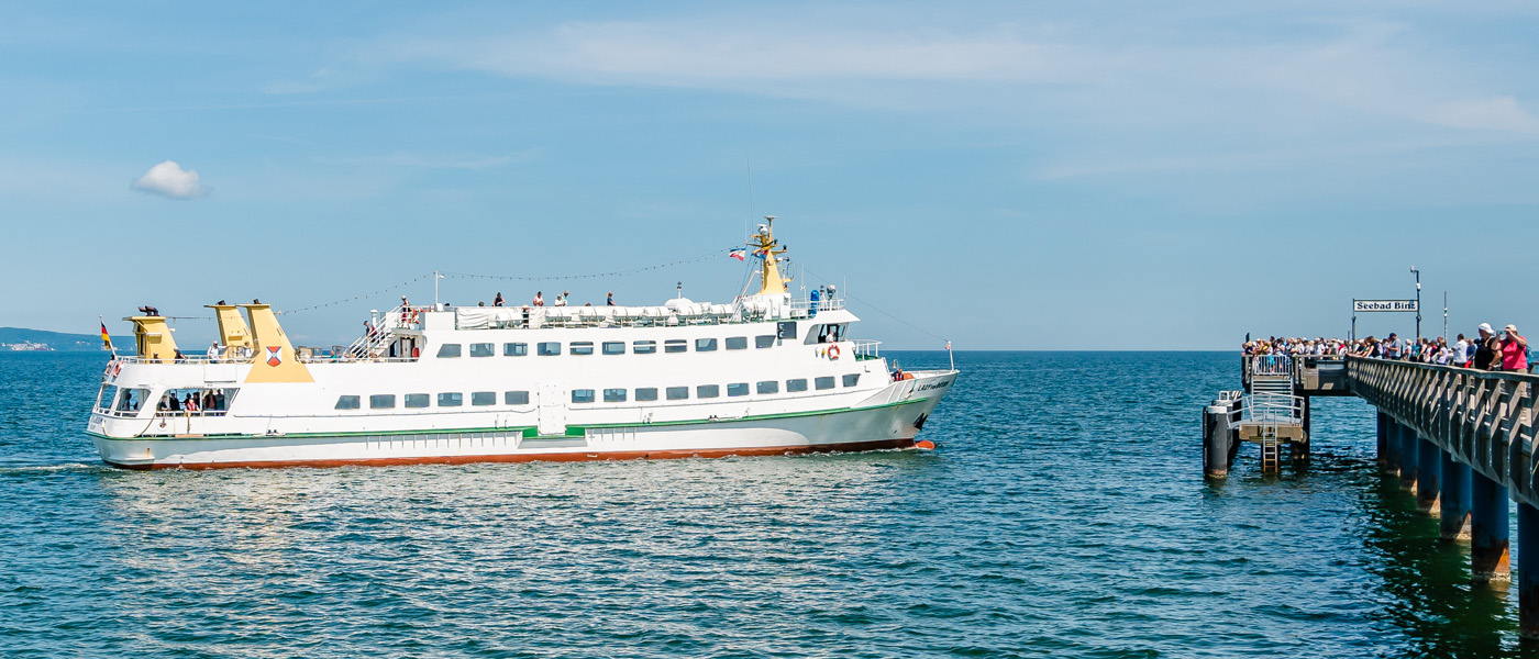 Schifffahten ab Sassnitz und Binz zum Kreidefelsen