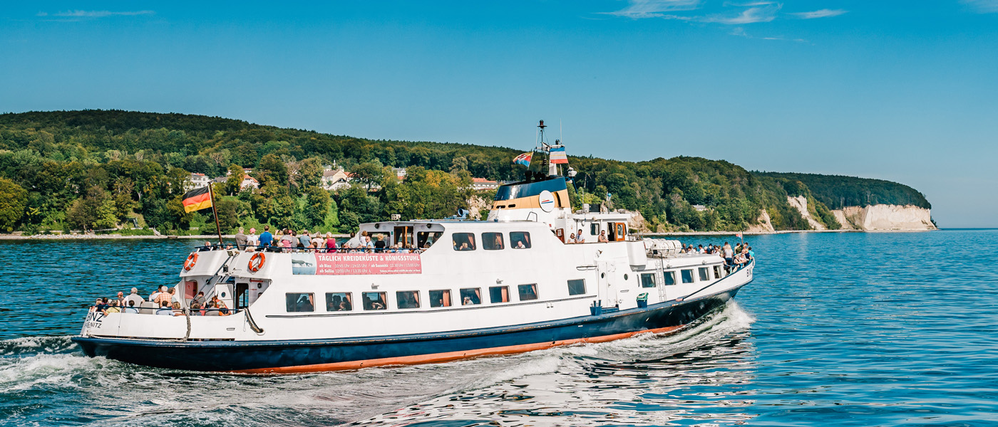Schiffstour zu den Kreidefelsen der Insel Rügen
