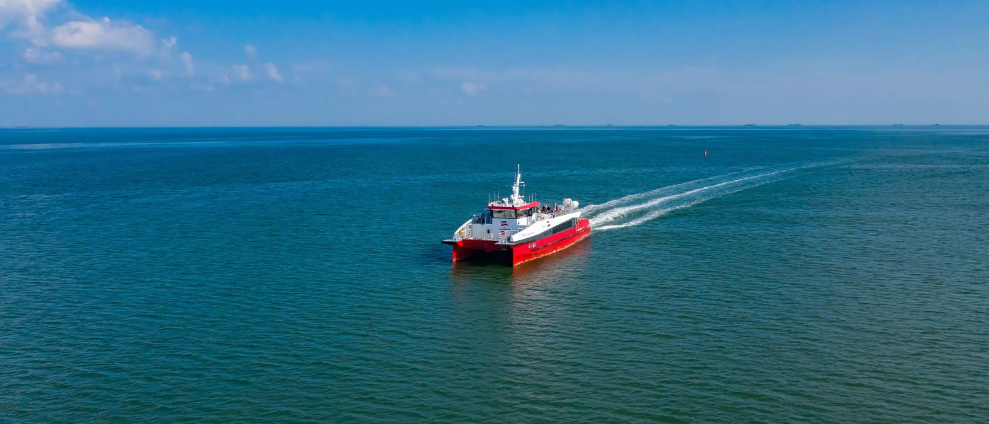 Schnellverbindung mit MS Adler Rüm Hart von Dagebüll zu den Insel und Halligen.
