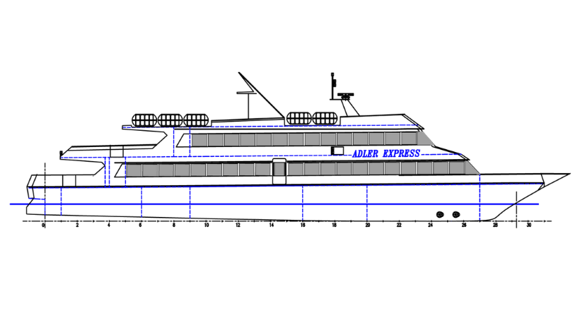 Generalplan MS Adler-Express