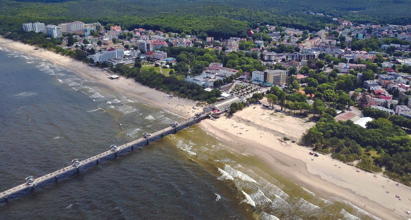 Schifffahrt nach Misdroy auf der polnischen Insel Wollin