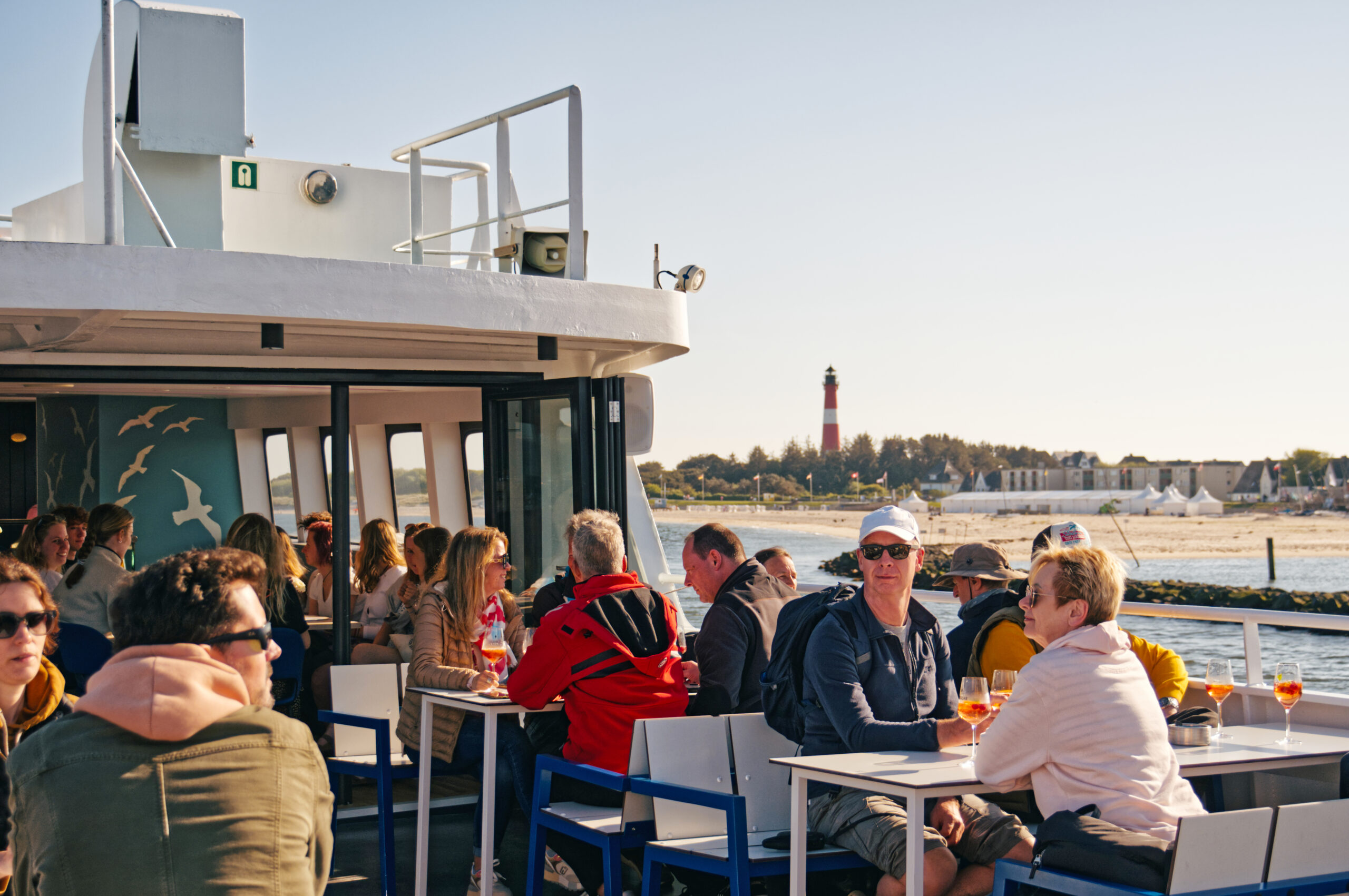 Entspannte Stimmung an Bord der MS Adler VI