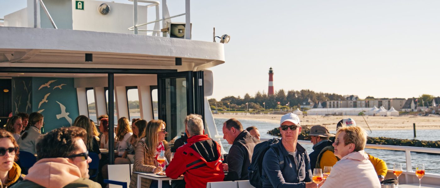 Entspannte Stimmung an Bord der MS Adler VI