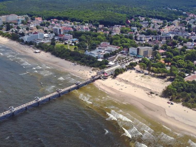 Schifffahrt nach Misdroy auf der polnischen Insel Wollin